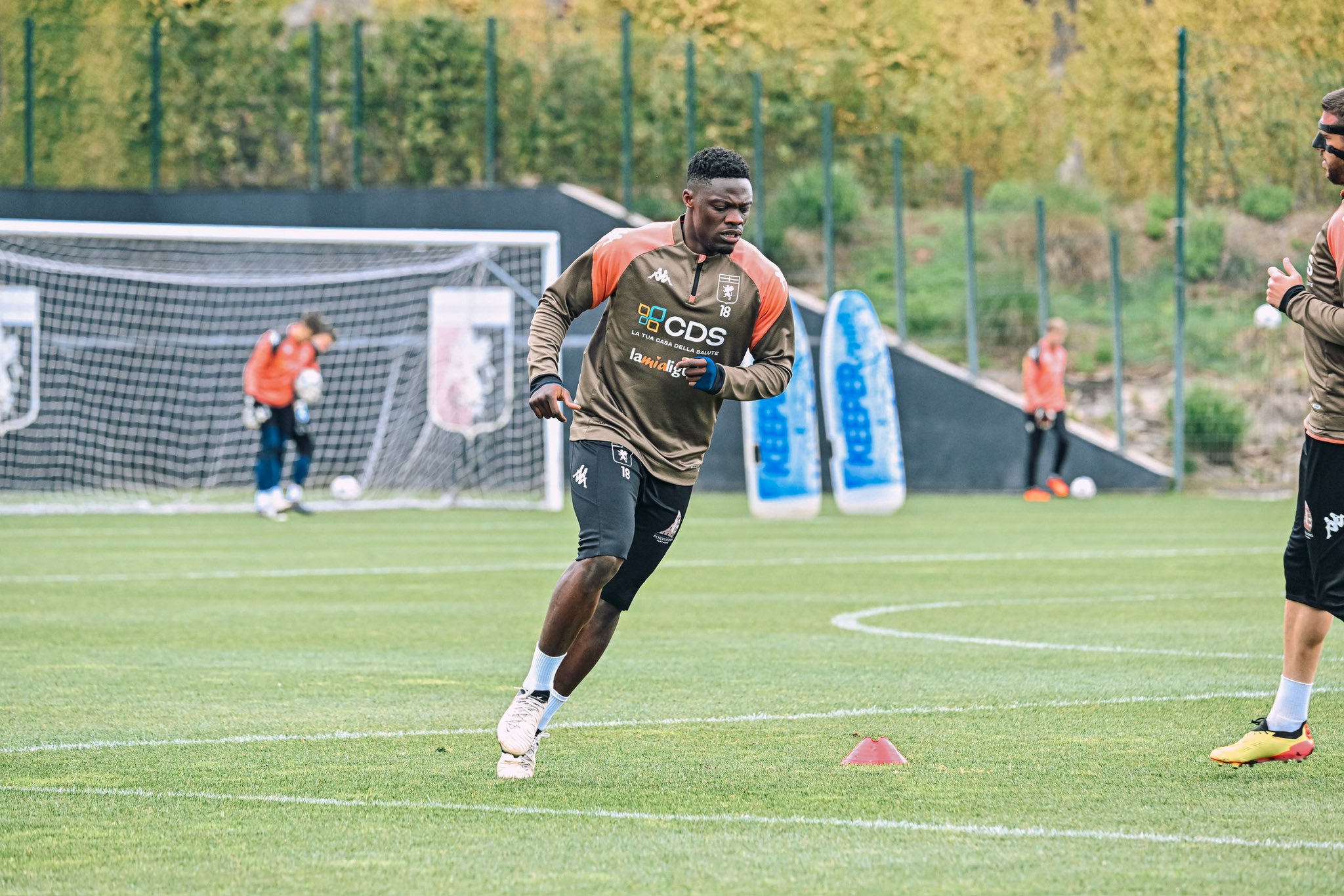 Ekuban Genoa allenamento