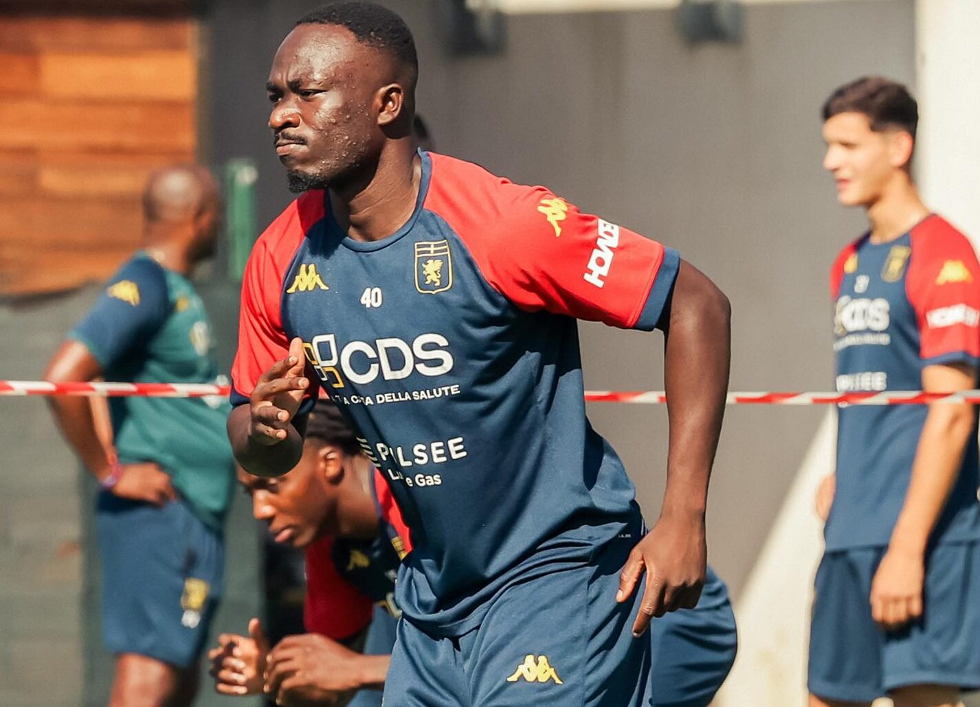 seydou fini genoa allenamento