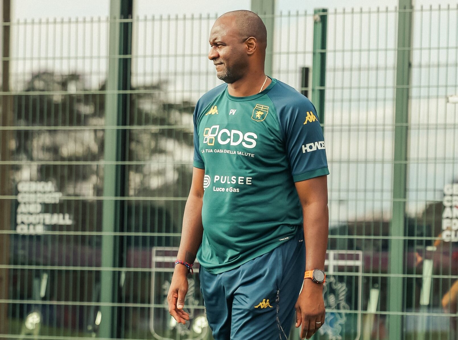vieira allenamento Genoa