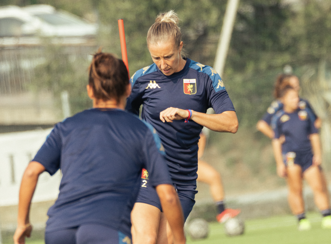Genoa women allenamento lip man
