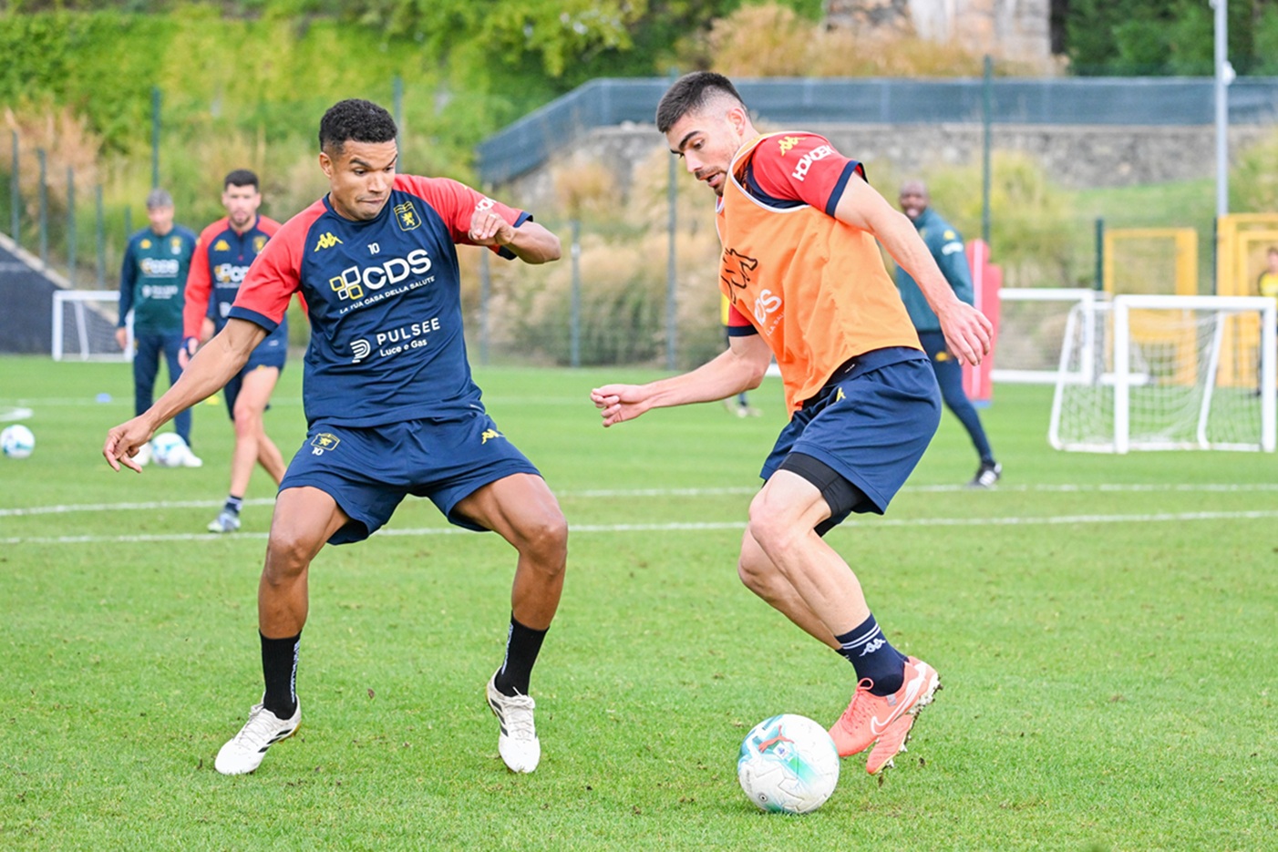 allenamento Genoa Messias