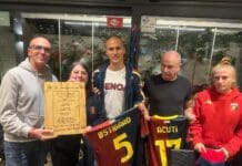 Østigard e Acuti ospiti del Genoa Club Elsag. Le foto