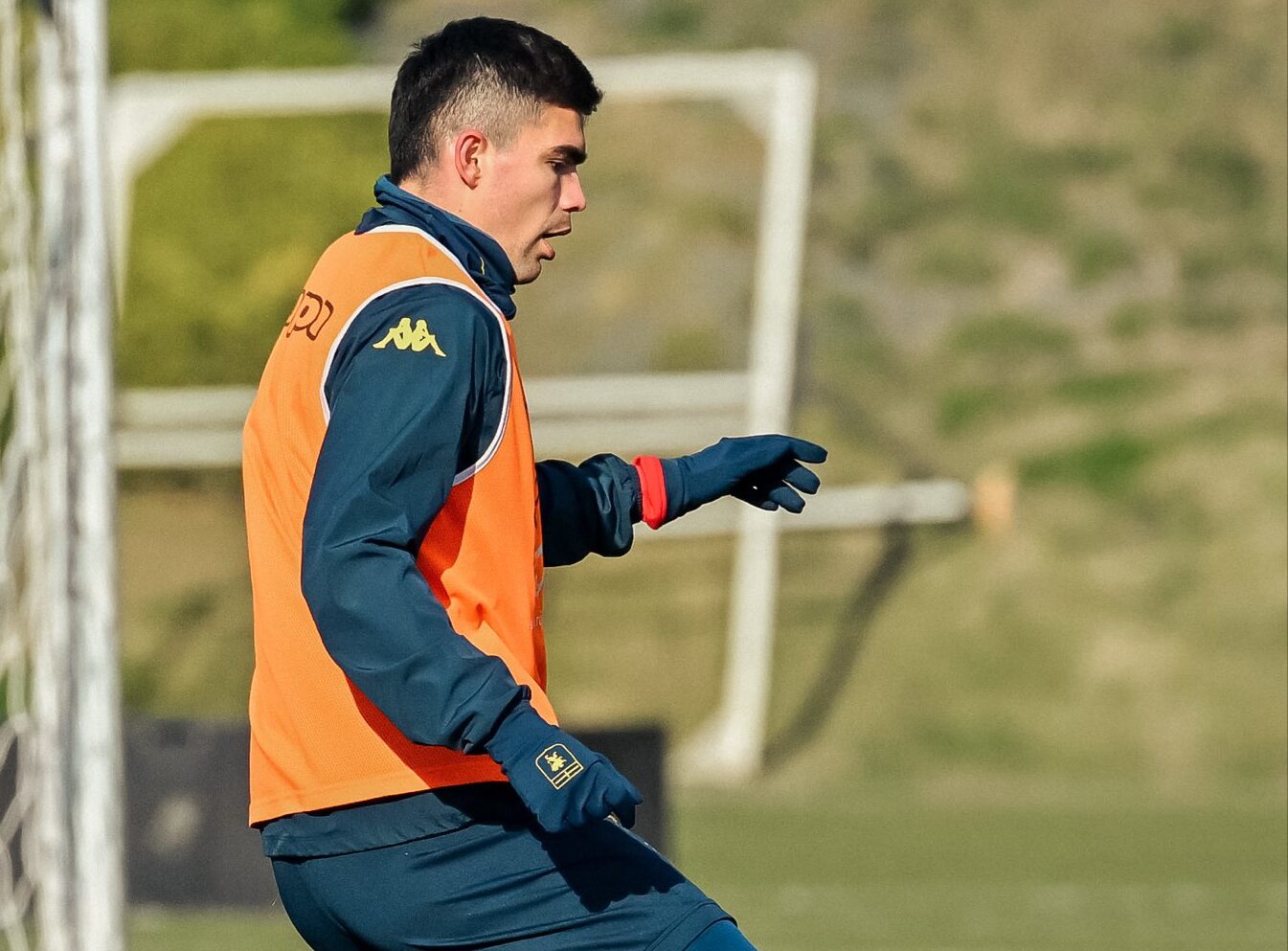 Vasquez genoa allenamento