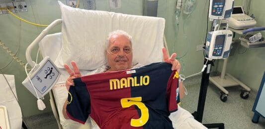 Manlio Cinque tifoso Genoa