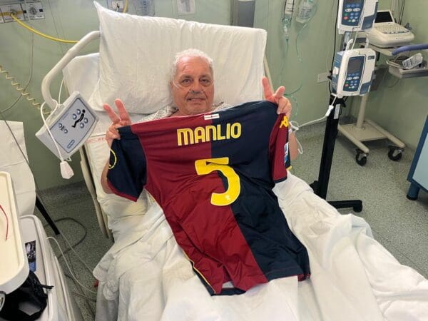 Manlio Cinque tifoso Genoa