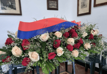 Genoa | Corona di fiori deposta dal club per il giovane golfista Emanuele Galeppini