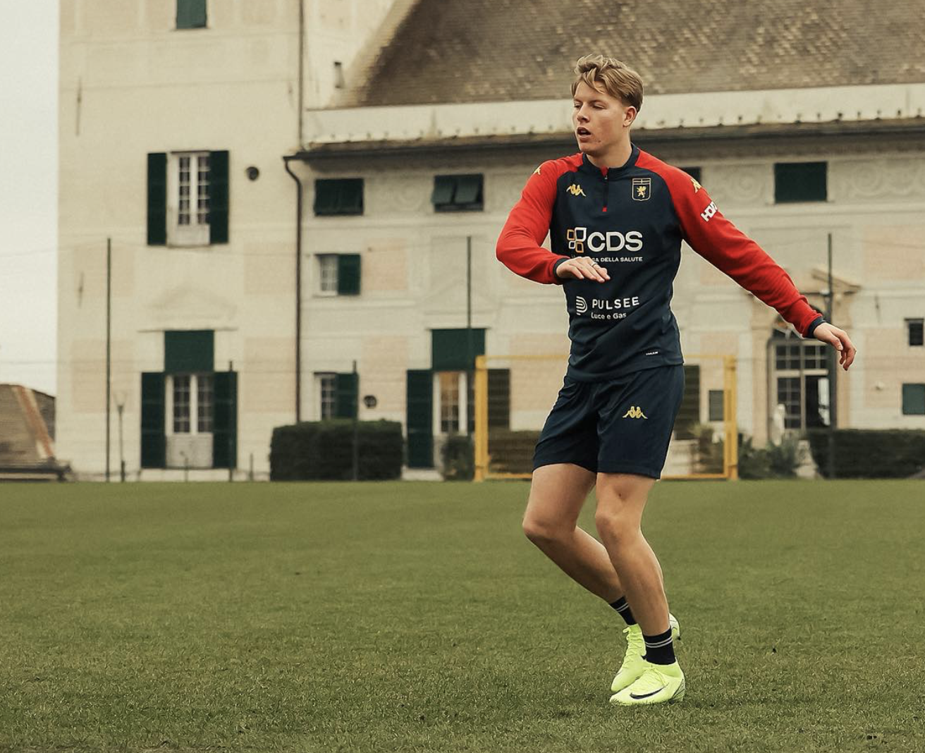 Zätterström Genoa allenamento