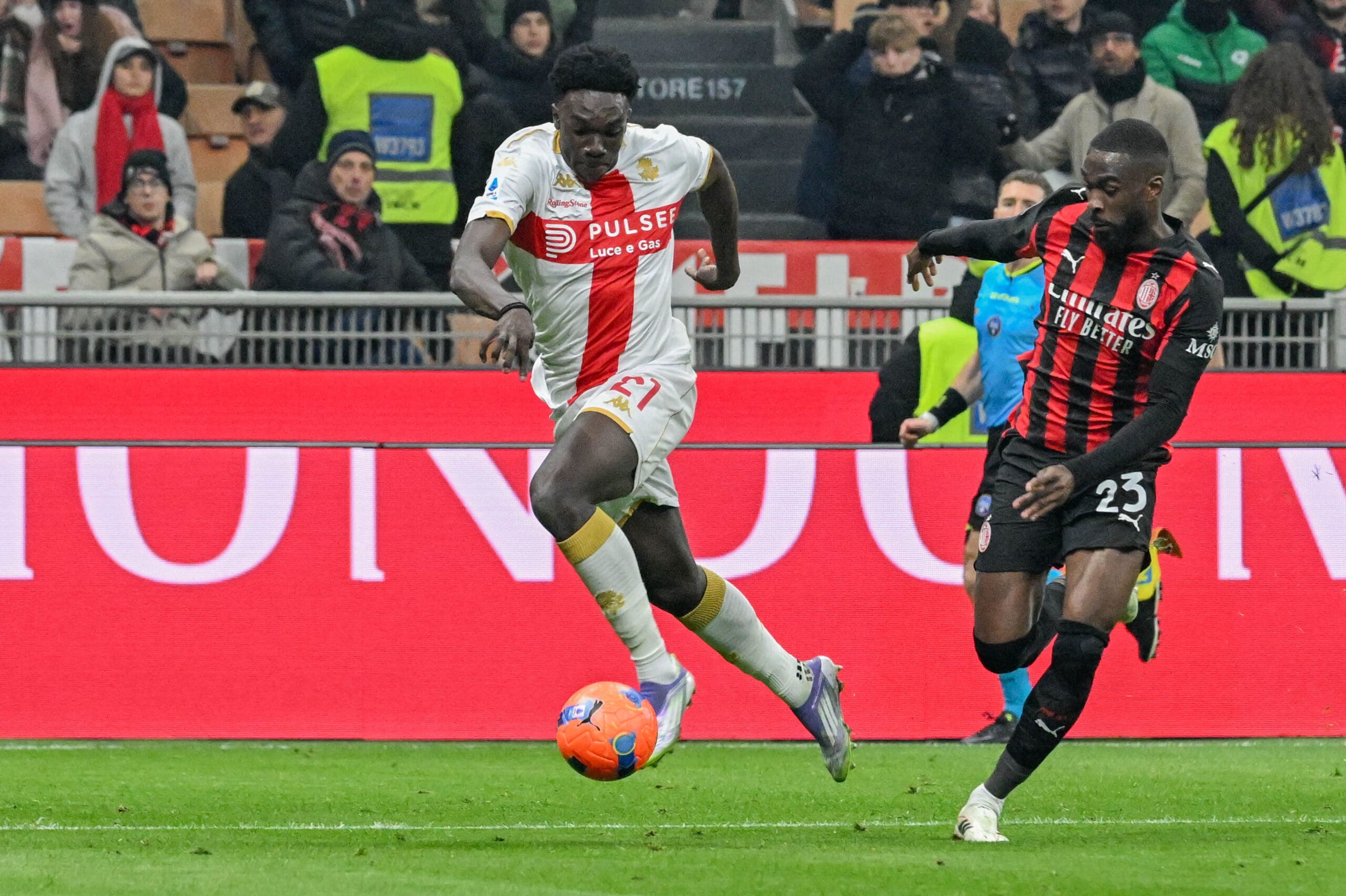 Milan Genoa Ekhator Tomori