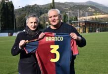 Genoa, Pegli riaccoglie anche Claudio Branco. L’incontro con De Rossi