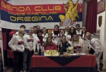 Festa grande al Genoa Club Oregina con i rossoblù Vitinha e Marchetti