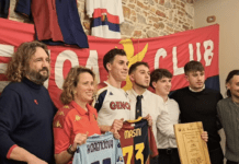 Masini e Korenciova alla festa del Genoa Club Valbormida. Domani festa al Genoa Club Oregina