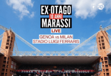 Genoa-Milan | Prima della gara si esibiranno gli Ex-Otago. L’annuncio del club