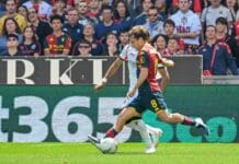 Genoa-Milan | Baldanzi: “Mi sento in debito con la squadra e questa gente”