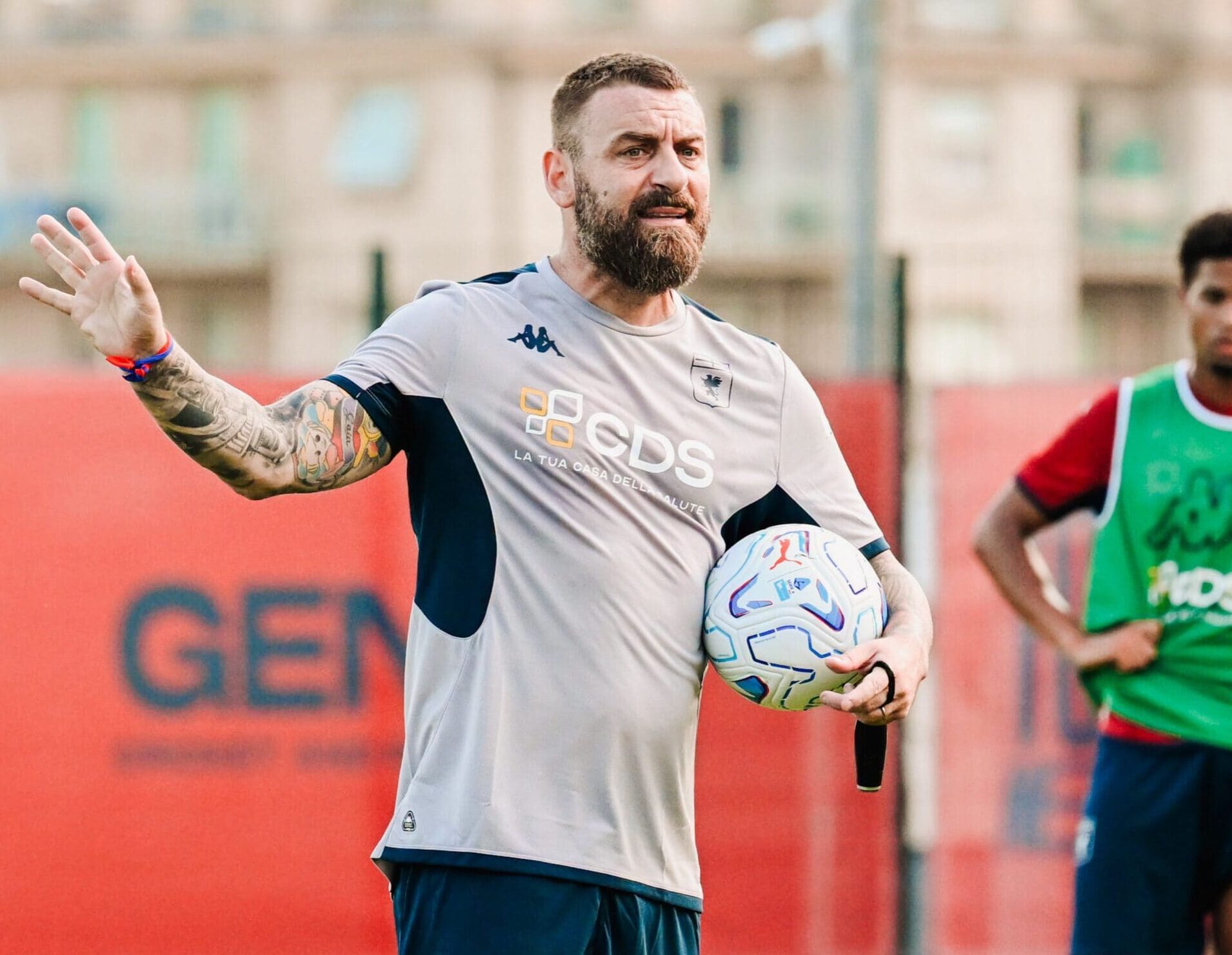 de rossi allenamento genoa