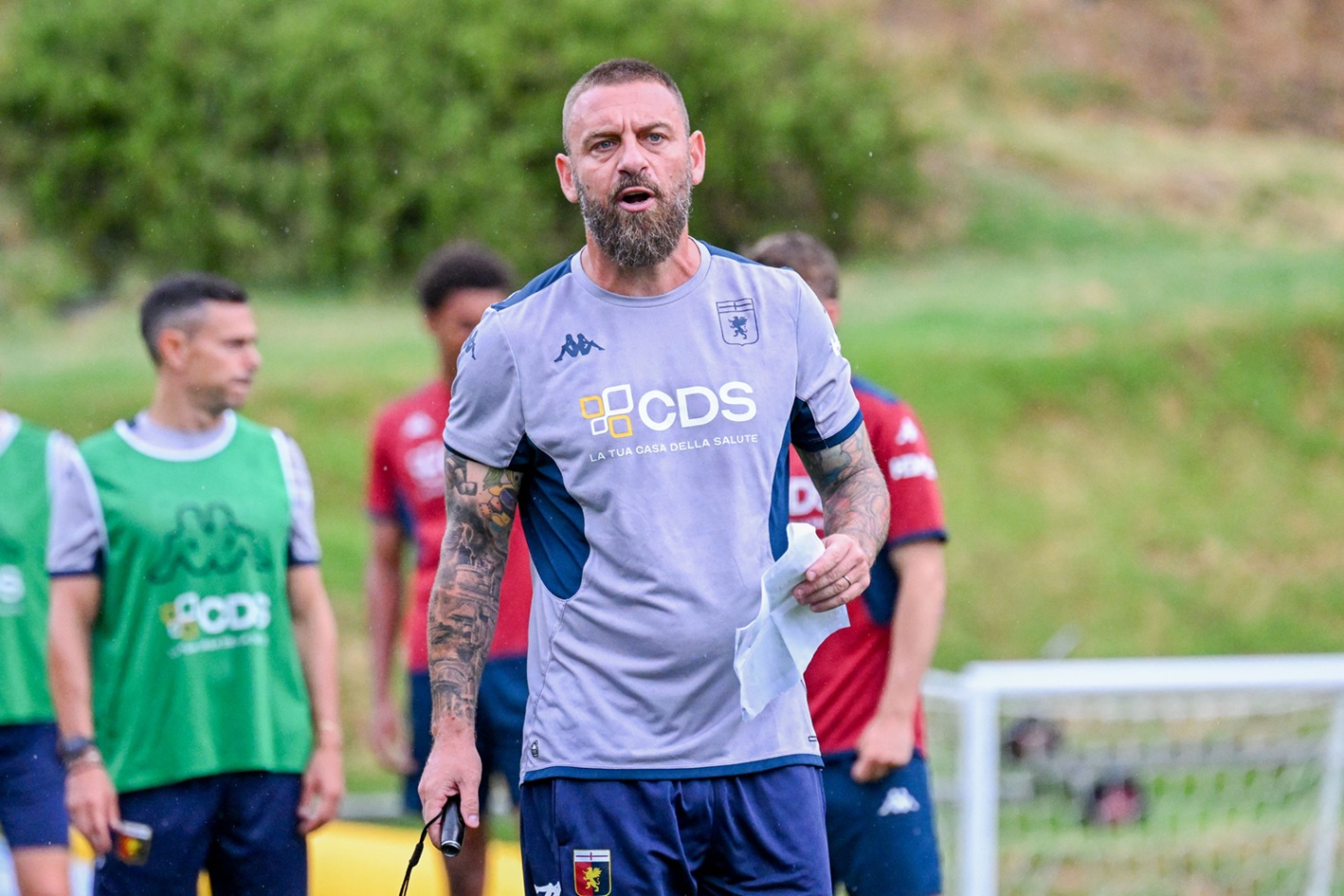 de rossi genoa allenamento
