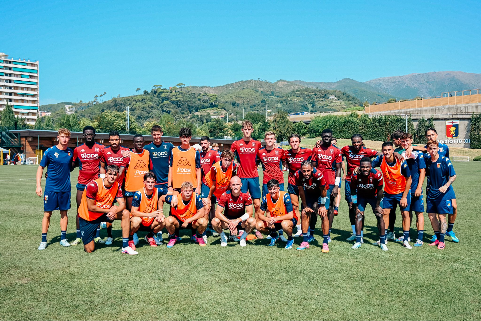 genoa allenamento congiunto