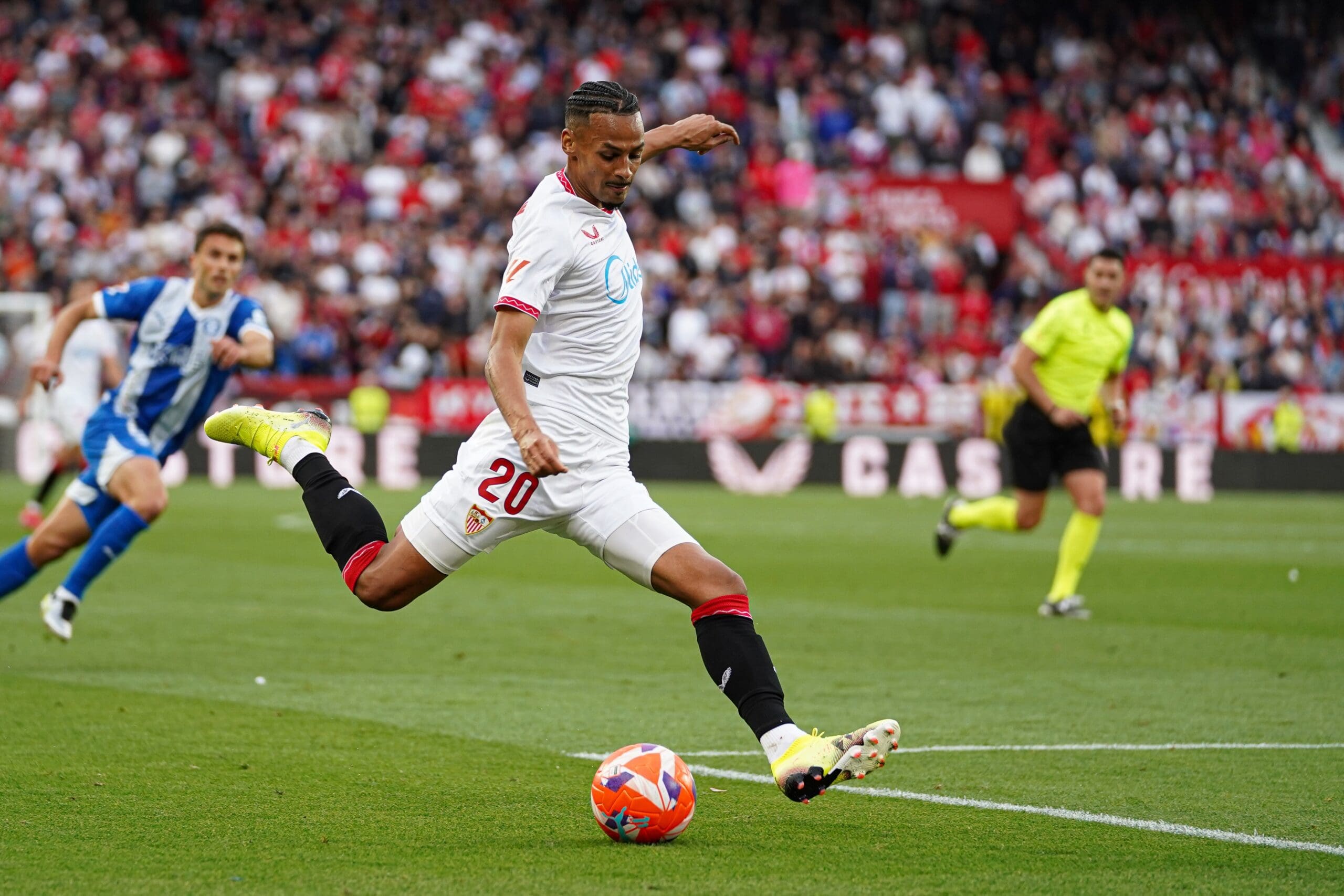 Djibril,Sow,(sevilla,Fc),During,Laliga,Match,Between,Sevilla,Fc