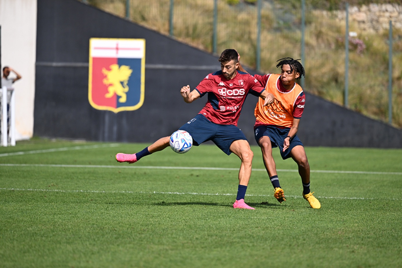 allenamento genoa Robinho jr el shaarawy