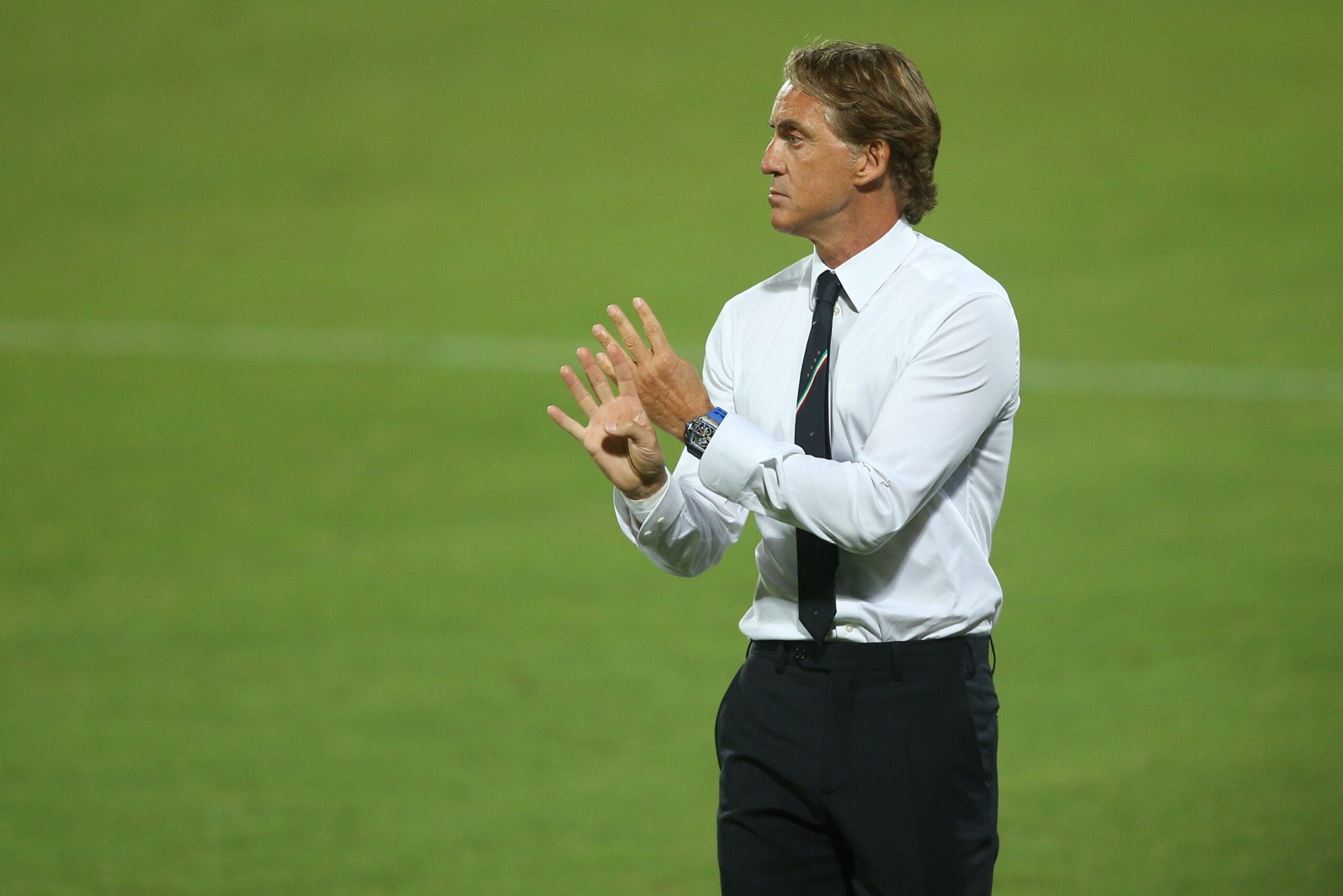 Florence,,Italy,-,02.09.2021:,Roberto,Mancini,(italy),In,Action,During