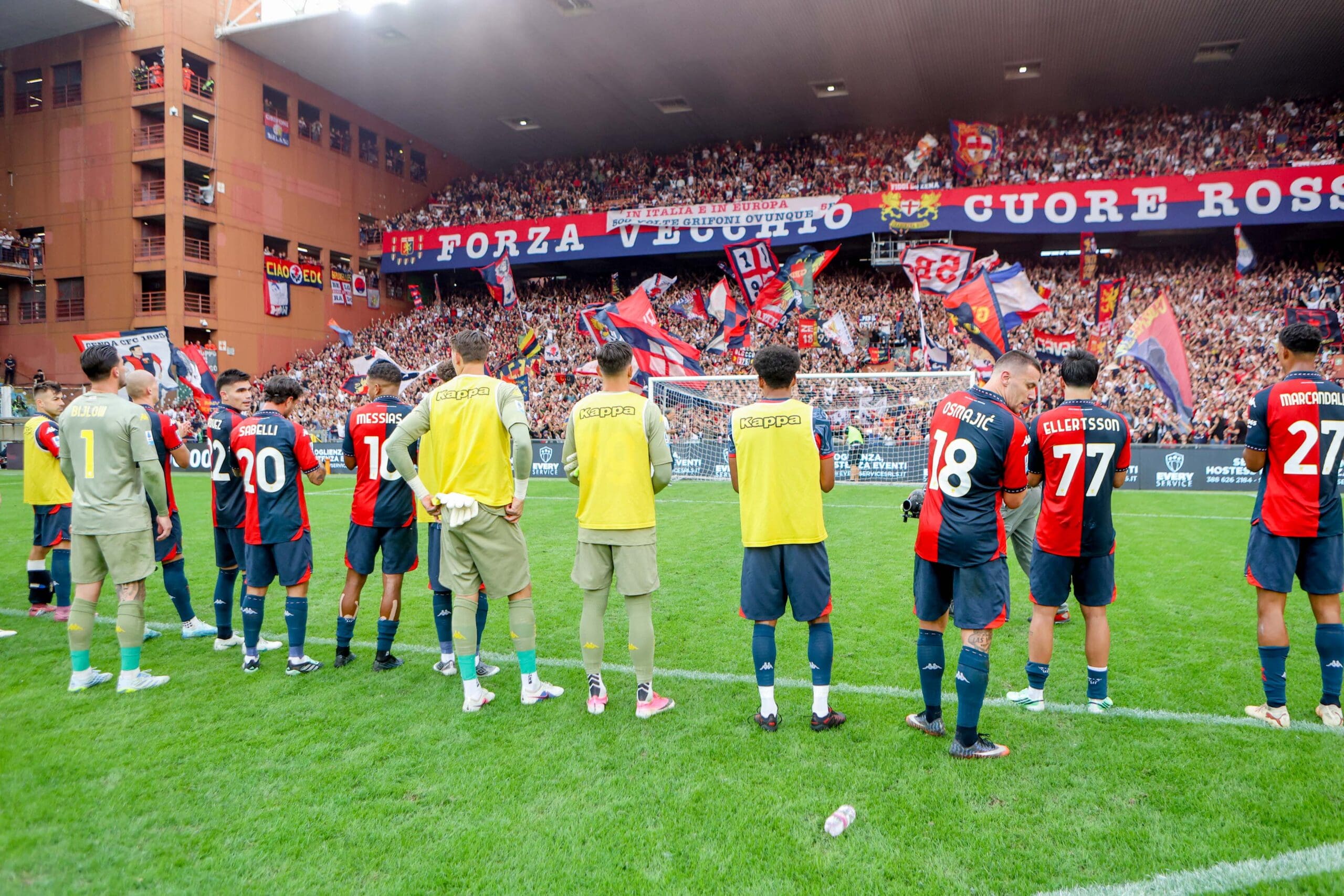 Genoa Fiorentina Nord tifosi