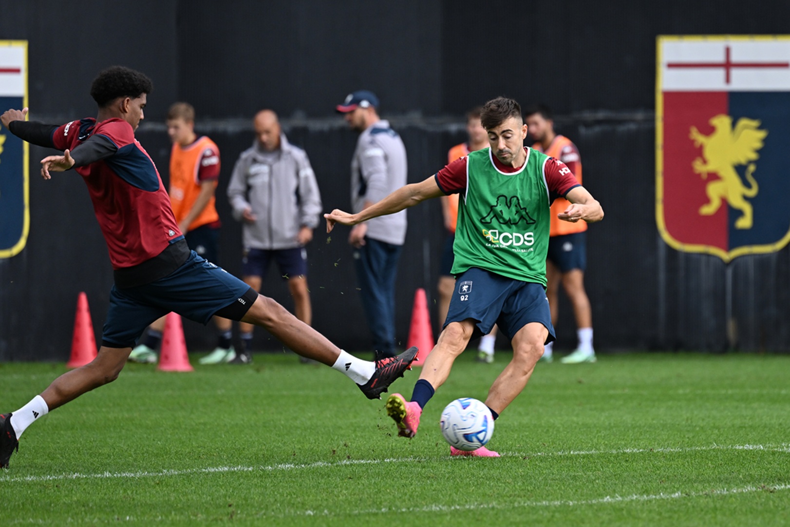 allenamento genoa el Shaarawy